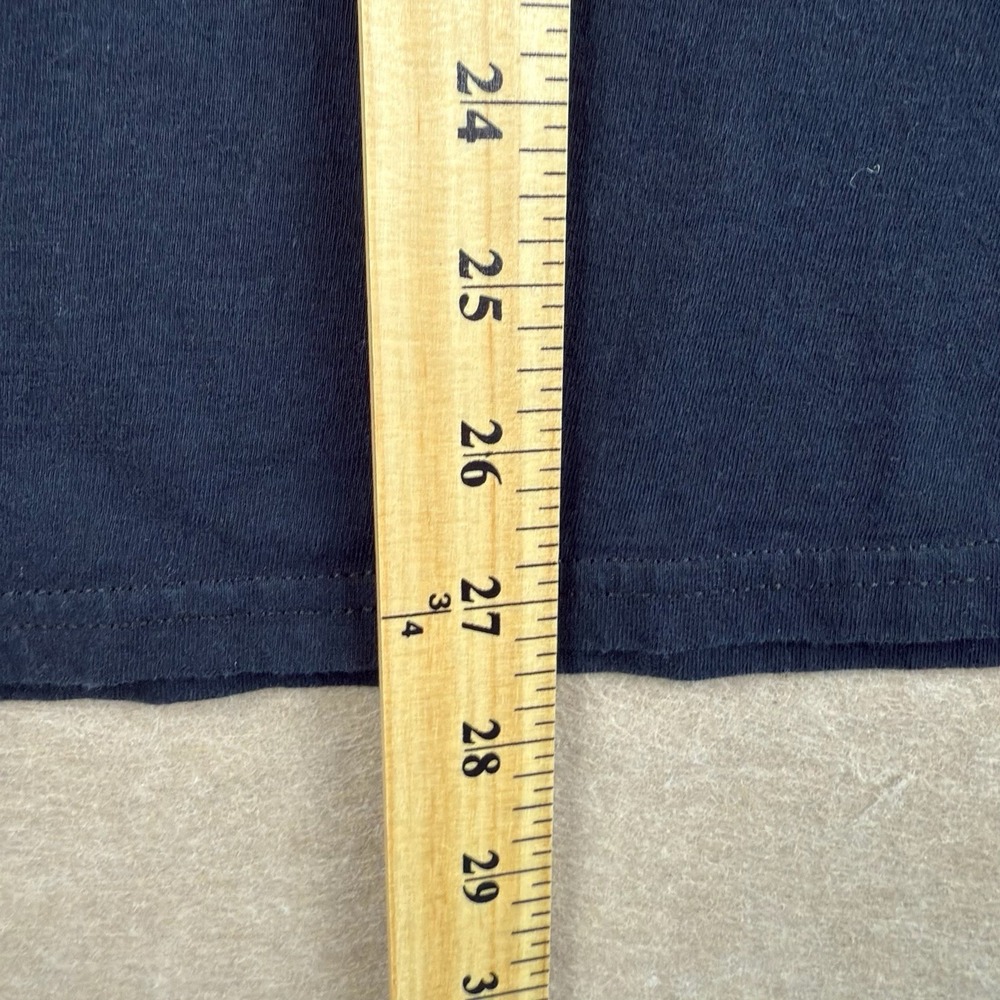 Fruit of the Loom Shirt Men M Black Football 16 Graphic Joe Montana Style Tee - Picture 5 of 7